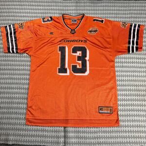 Vintage Colosseum Oklahoma State Cowboys‎ #13 Orange Football Jersey XL